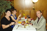 Conference participants at the Social evening dinner